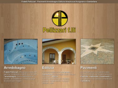 Landing page Fratelli Pellizzari