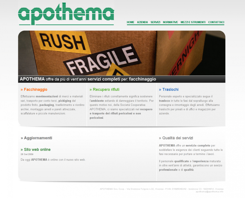 APOTHEMA - Sito web istituzionale