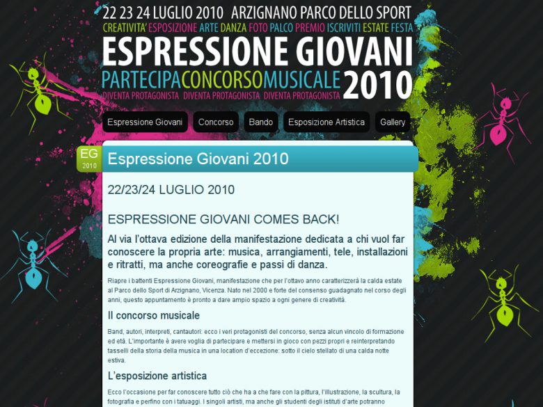 Espressione Giovani 2010 - Blog concorso musicale