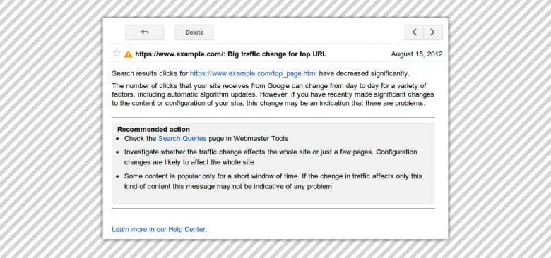 Strumenti SEO: Google webmaster tool e query alert