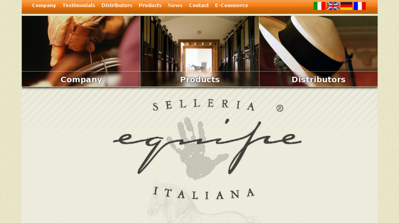 Home page Selleria Equipe