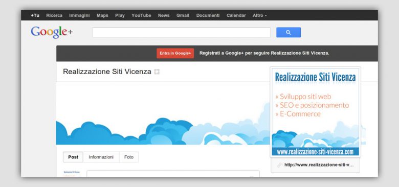 SEO Vicenza: nuovo Layout Google+