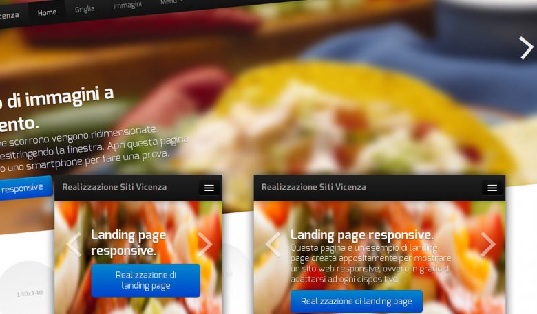 Esempio di landing page responsiva in HTML5