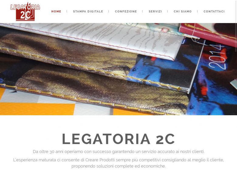 Nuovo sito Wordpress per Legatoria2C