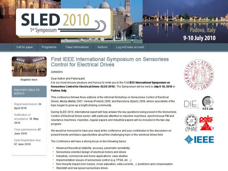 SLED 2010 - Gestione conferenza via web