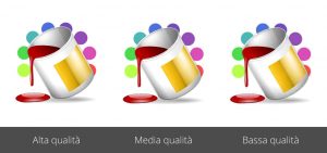 Immagine compressa per sito web